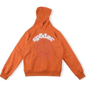 Orange Websuit Sp5der Hoodie