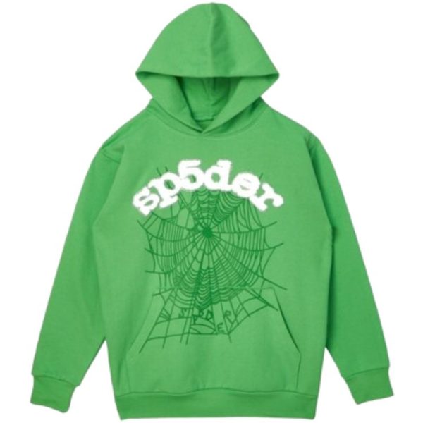 Sp5der 555555 Young Thug Green Hoodie