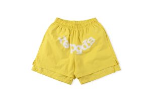 Sp5der Logo Yellow Short